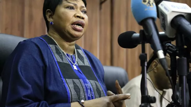 La exfiscal jefe de la Corte Penal Internacional Fatou Bensouda, que dirige la Comisión Internacional de Expertos en Derechos Humanos en Etiopía. 